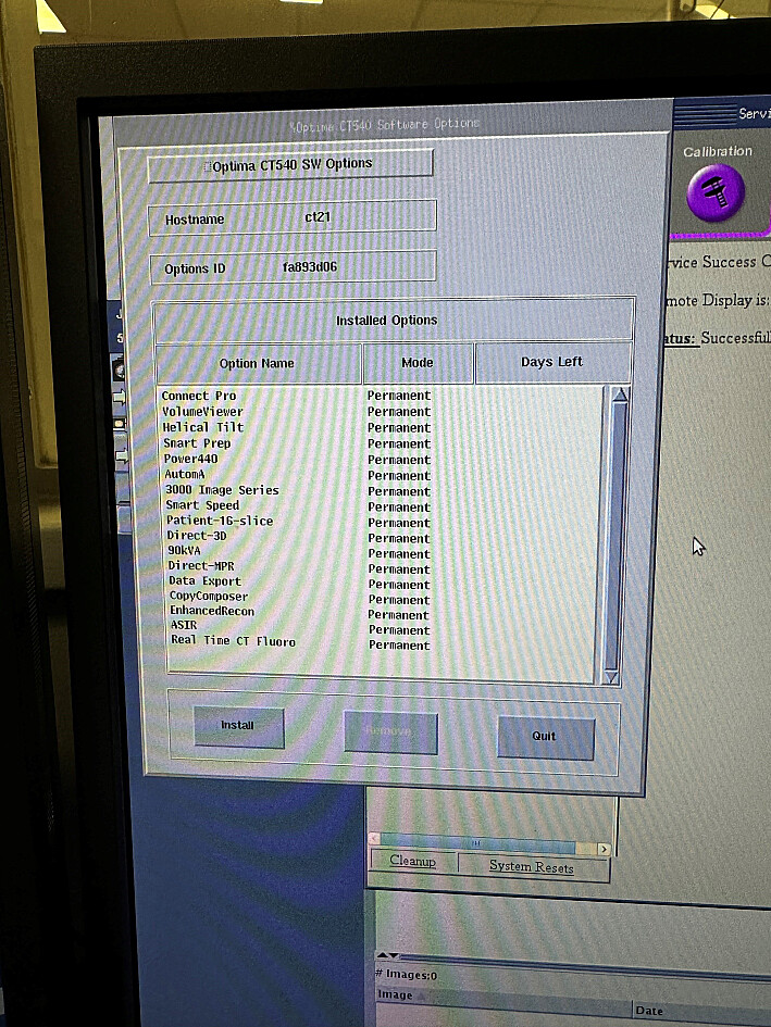 GE Optima CT540 16 Slice CT Scanner